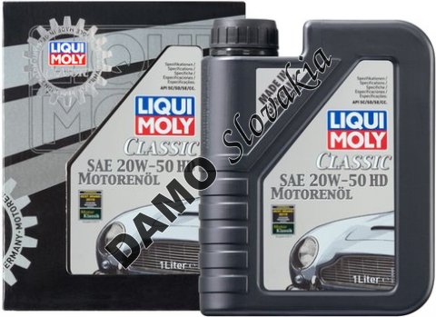 LIQUI MOLY CLASSIC MOTORENöL 20W-50 HD - 1l