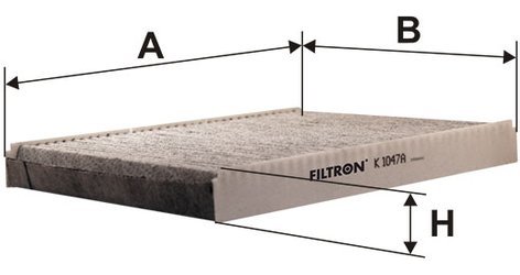 Kabínový filter FILTRON K 1047A