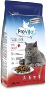 PreVital NATUREL granule mačka Hovädzie - 1,4kg