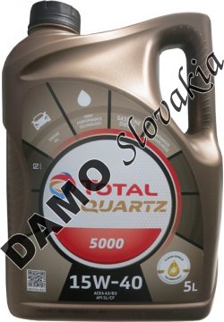TOTAL QUARTZ 5000 15W-40 - 5l