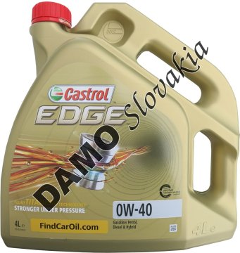 CASTROL EDGE 0W-40 - 4l