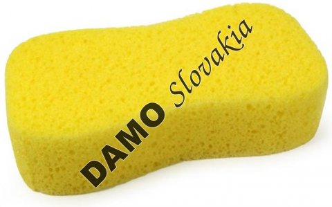 AMIO špongia na umývanie auta MOTÝĽ žltá