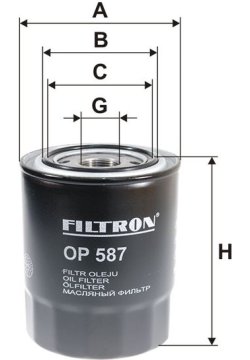 Olejový filter FILTRON OP 587