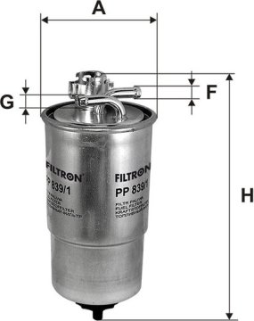 Palivový filter FILTRON PP 839/1