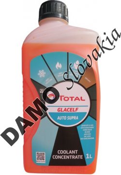 TOTAL GLACELF AUTO SUPRA, nemrznúca kvapalina oranžová - 1l