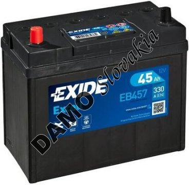 EXIDE EXCELL 12V 45Ah 300A, EB457