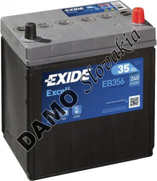 EXIDE EXCELL 12V 35Ah 240A, EB356