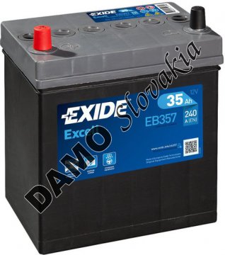 EXIDE EXCELL 12V 35Ah 240A, EB357