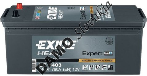 EXIDE EXPERT HVR 12V 140Ah 760A, EE1403