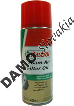 CASTROL FOAM AIR FILTER OIL SPRAY - 400ml