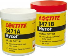 Loctite 3471 500g - metal set S1, oceľ pastovitá