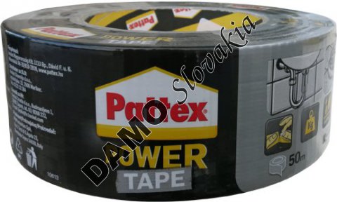 Pattex Power Tape 50m - strieborná univerzálna lepiaca páska