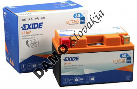 EXIDE BIKE 12V 60Wh 290A, ELTZ14S