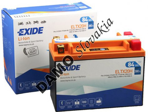 EXIDE BIKE 12V 84Wh 380A, ELTX20H