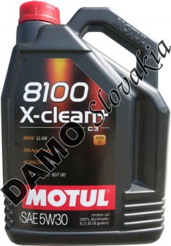 MOTUL 8100 X-CLEAN+ C3 5W-30 - 5l