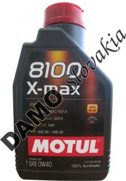 MOTUL 8100 X-MAX 0W-40 - 1l