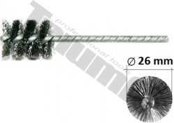 Nerezová kefka PICHLER na čistenie otvoru pre vstrekovač  Ø 26 mm, drôt  Ø 0,3 mm