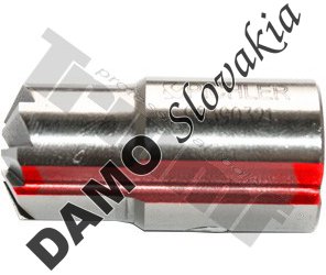 Frézka 120° 17,0mmx18,8mmx38,5mm nový typ,pre Ducato 3.0, s pozdĺžnou čistiacou drážkou k