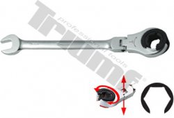 Račňový kľúč prerezaný, flexibilný 10 mm