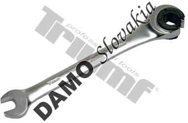 Kľúč očkovidlicový račňový s prerezaným očkom na brzdové potrubia 9 mm