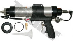 Pištoľ a aplikátor ochranného tmelu, vytláčanie a striekanie tmelu 3v1