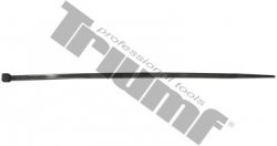 Sťahovacie pásky čierne 2,5 x 150 mm, 100 ks