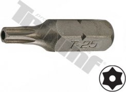 bit torx vŕtaný T25H-30L-8mm driek, materiál S2, vhodné do sád 150,171,176 dielnych