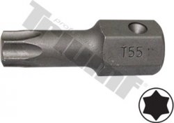 Bit torx kovaný, 16mm driek T55