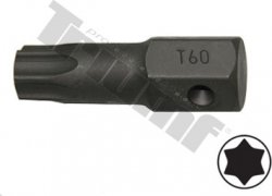 Bit torx kovaný, 16mm driek T60