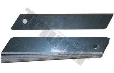 Čepeľ KDS odlamovacia 110x18x0,5 mm, 10 ks BLACK
