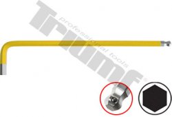 Kľúč inbus "L" s guličkou, extra dlhý 2311XL - 1,5 mm, farebný povlak, neutral  4,0 mm