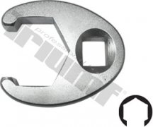 Otvorený kľúč, zosilené konce , náhon 3/8", matný chróm 10 mm