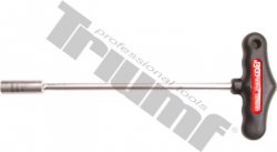 Kľúč "T"  CRV matný driek, PVC tvarovaná rukoväť  13 x 230 mm