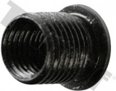 Závitová vložka M10x1x12,0mm, stredne dlhá, 1ks, čierna oceľová